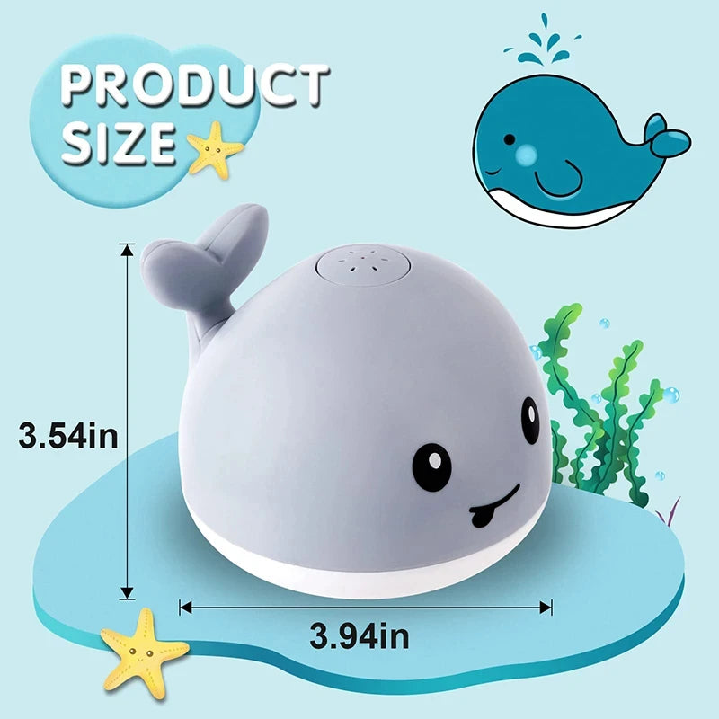 Rechargeable Whale Light-Up Bath Toy